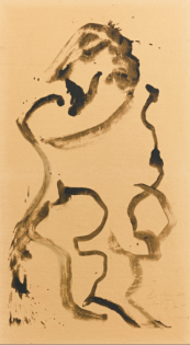 Willem de Kooning, Untitled (Man Standing, Facing Left), 1970