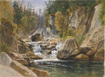 On the Ausable, 1869