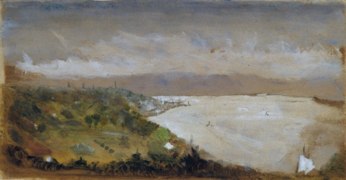 View of the Hudson River from the Catskills, 1870s
