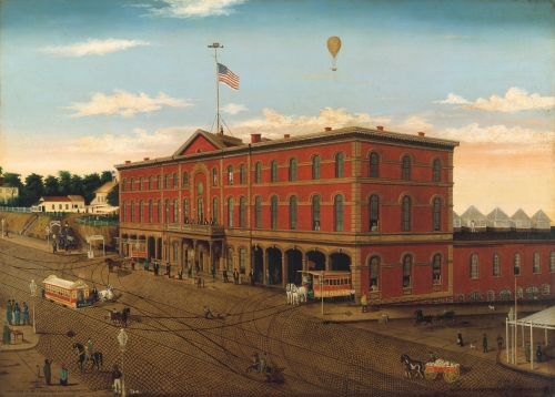 The Third Avenue Railroad Depot, ca. 1859–60