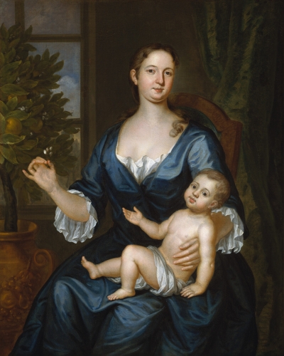 Mrs. Francis Brinley and Her Son Francis, 1729