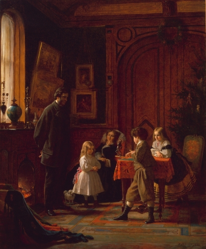Christmas-Time, The Blodgett Family, 1864