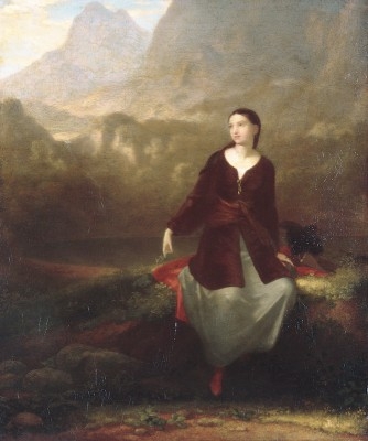 WASHINGTON ALLSTON, The Spanish Girl in Reverie, 1831, Oil painting