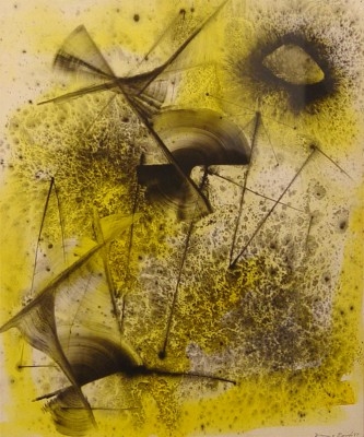 Composition in Yellow and Black, 1947