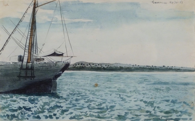 CHARLES DEWOLF BROWNELL Cardenas, Cuba (Sea Coast) 1859